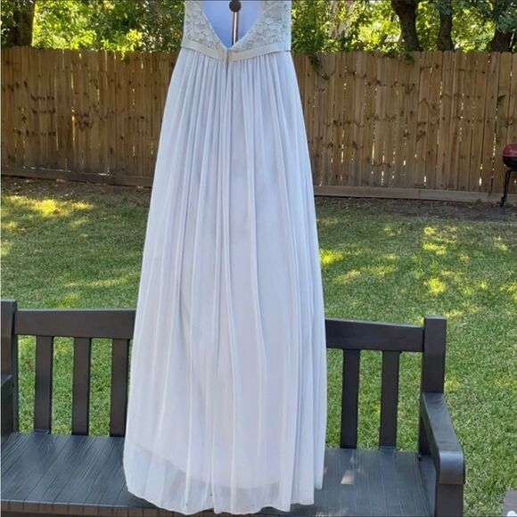 🔥 Take 50% OFF- David's Bridal Braidsmaid Dress, Bodice Lace With Mesh, Size-4 - Picture 9 of 9